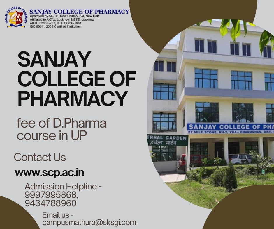 fee of D.Pharma course in UP